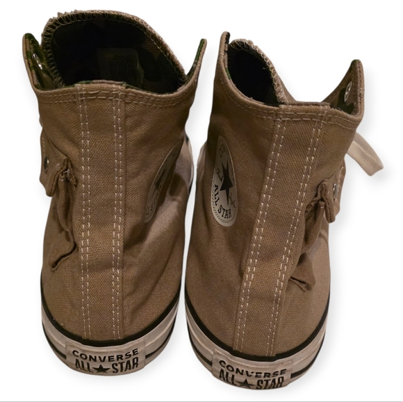 Converse Chuck Taylor All Star High Top Khaki Camo Pocket Hi Mens 9.5 Womens 11 - Picture 6 of 7